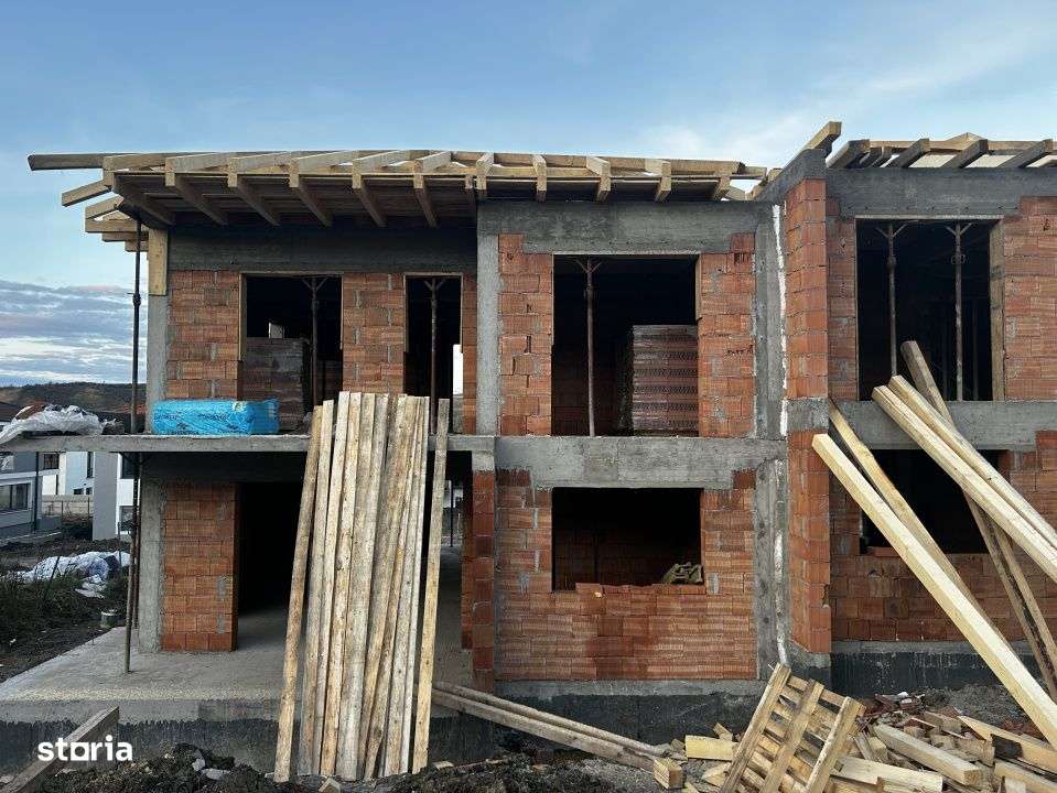 Duplex 5 camere 120mp utili Chinteni teren 450mp - Imagine principală: 5/11