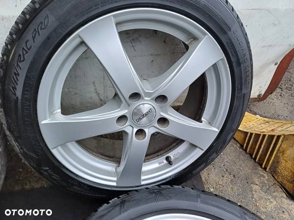 koła zimowe mercedes audi vw felgi 17 dezent tre17 7.5j et48 opony VREDESTEIN Wintrac Pro 205/50 r17 6mm - 15