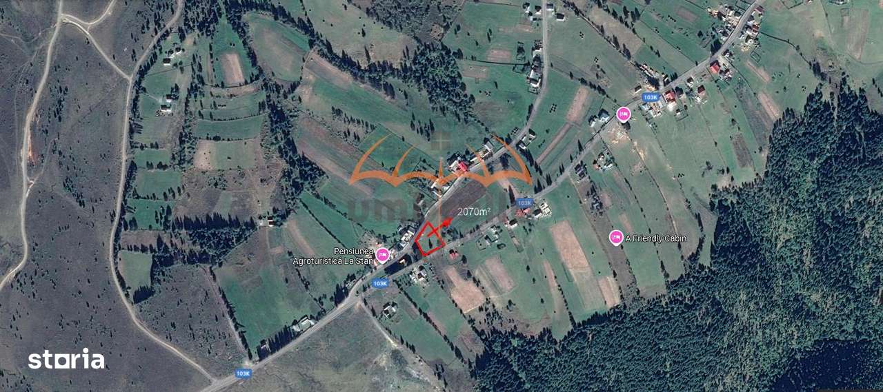 Teren de vanzare la intrare in Rasca Cluj 2.070m² - Imagine principală: 4/4