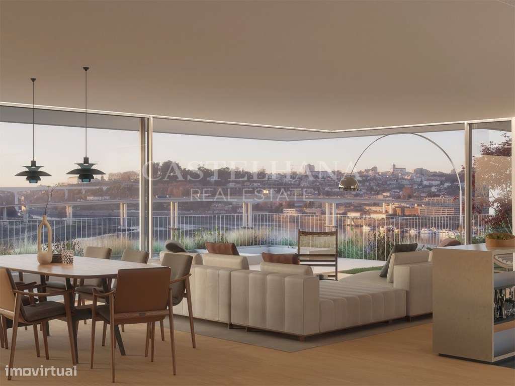 Apartamento T3 - Vista Rio - Piscina Privada - Grande imagem: 2/23