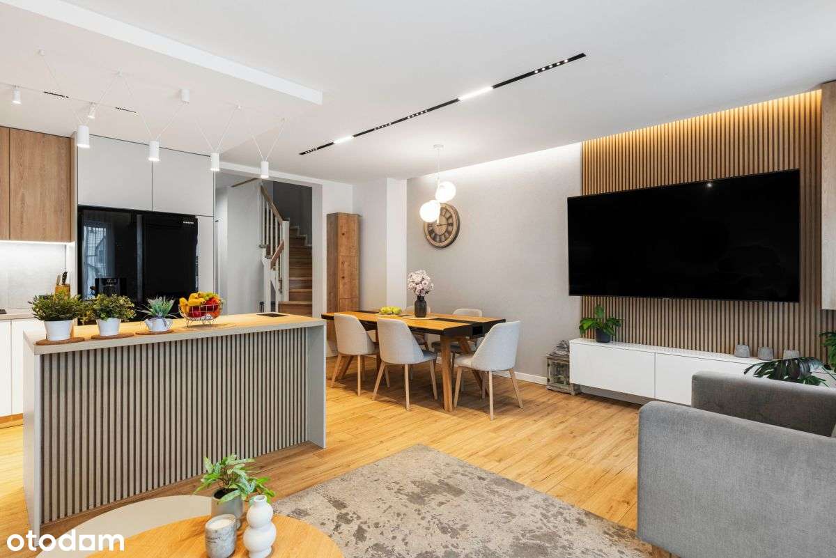 nowoczesny szereg z dużym zadbanym ogrodem - Pełny obrazek: 3/20