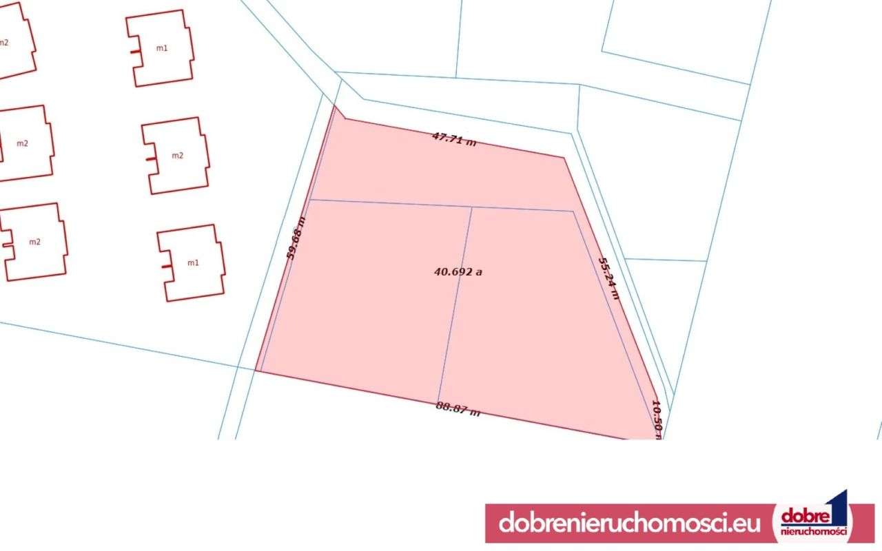 działka 4065 m2 pod planem Niemcz - Pełny obrazek: 5/8