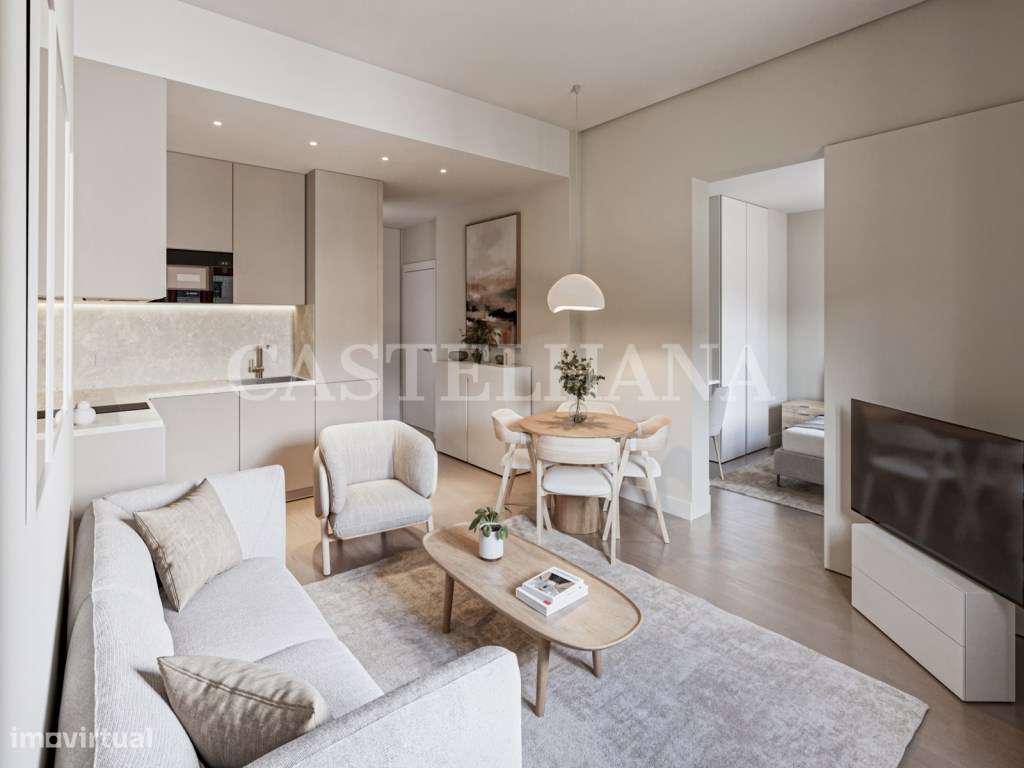 Apartamento T0 em novo empreendimento na Graça - Grande imagem: 5/37