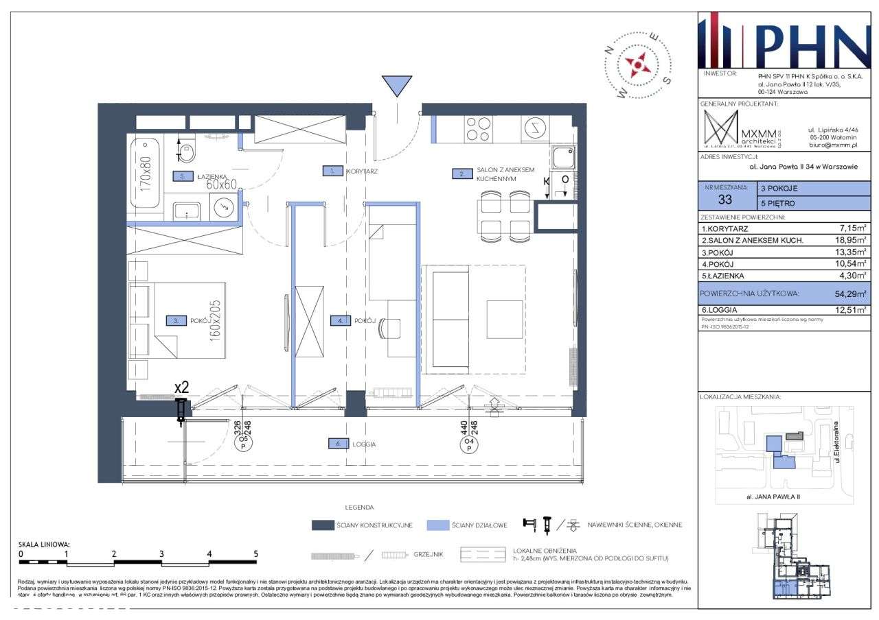 Apartamenty Jana Pawła 34-18