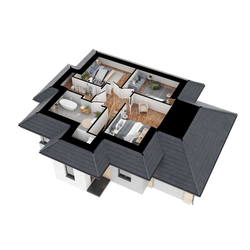 Piękny Dom DIAMENT E-  garaż, spokojna okolica - BEZ PCC i PROWIZJI !-11