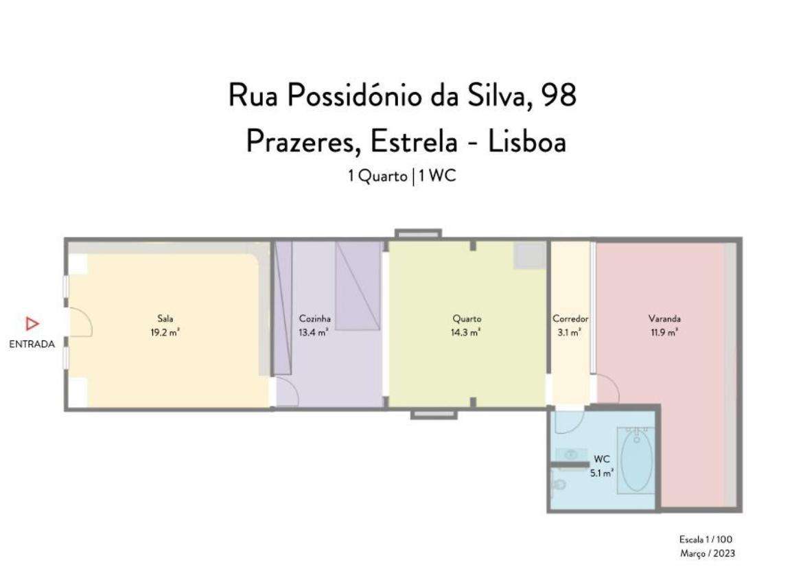 Apartamento T1 na Estrela-30