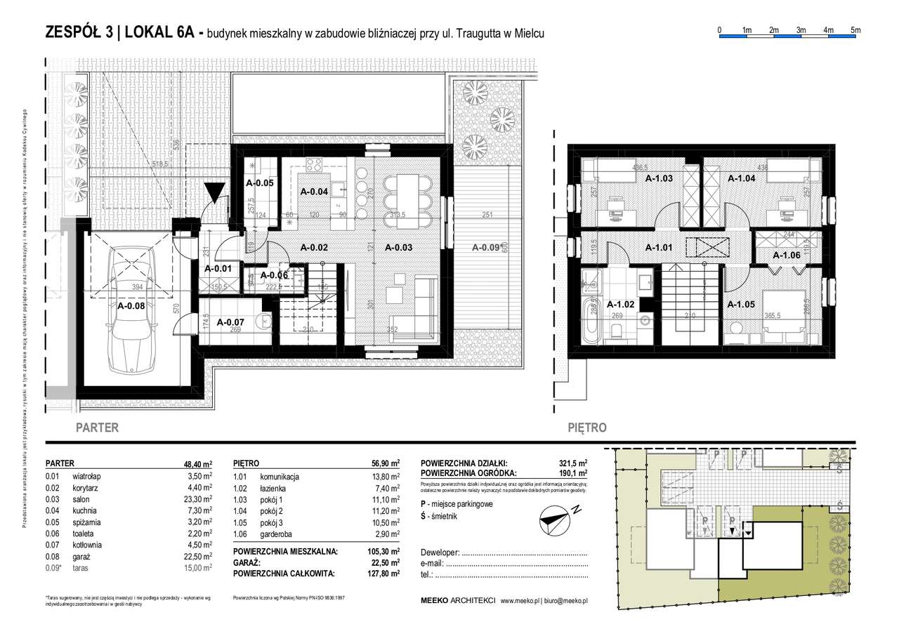 "Domy na Traugutta" domy jednorodzinne 130m2 z garażem i dużym ogrodem-13