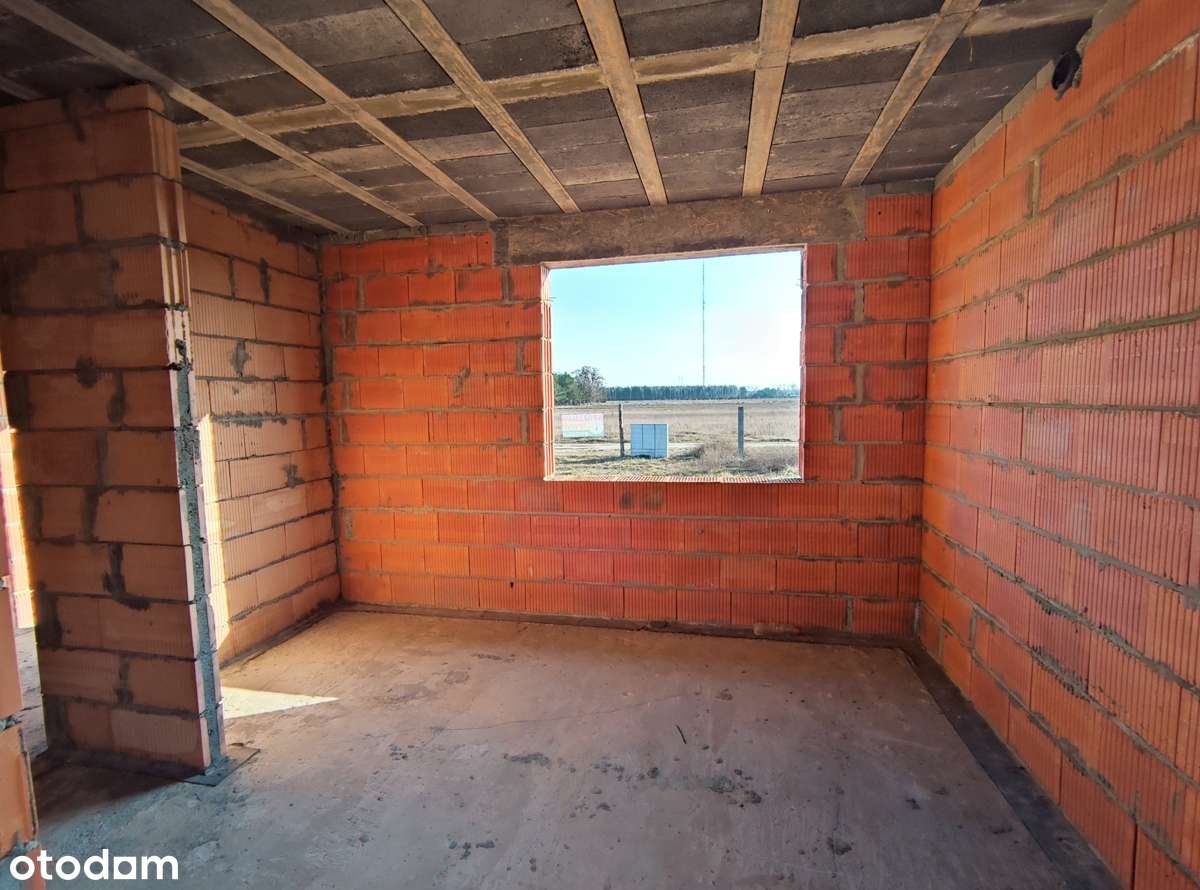 Dom w trakcie budowy w sąsiedztwie lasów i Jeziora Ślesińskiego-9