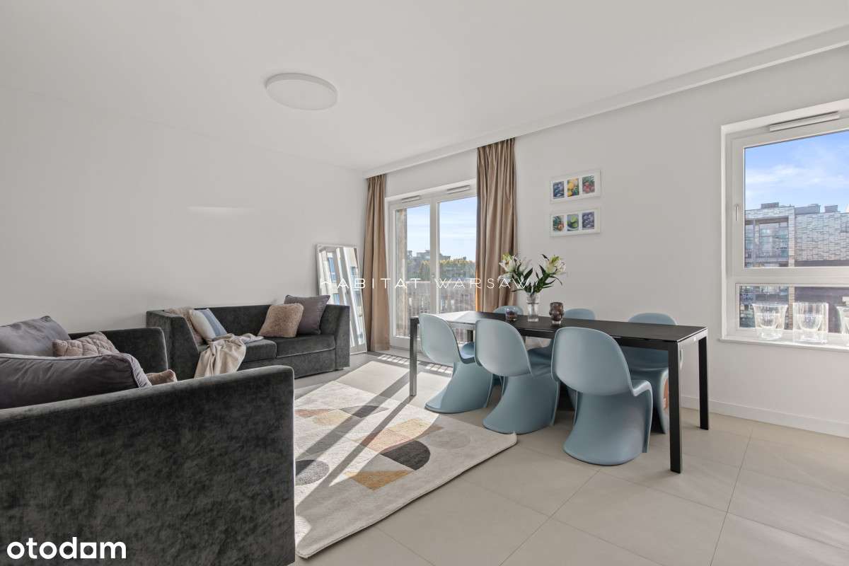 Jasne mieszkanie w Qbiku z widokiem na patio-1