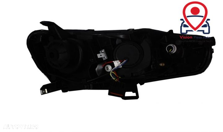 Faruri LED DRL compatibil cu Mitsubishi Lancer (2007-2017) Dual Projector Semnal Secvential Dinamic - 4