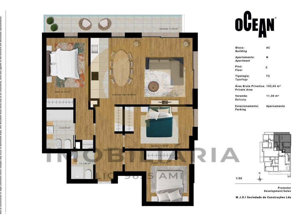 APARTAMENTO T3, BUARCOS - NOVO