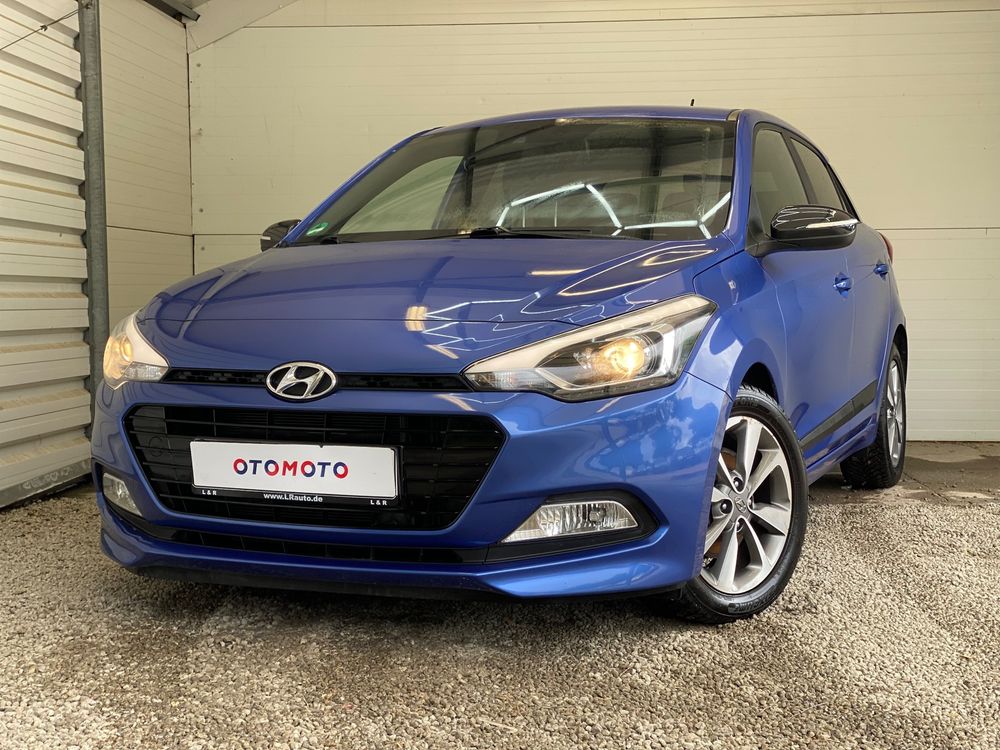 Hyundai i20 II (2014-2020) blue 1.0 T-GDI Passion Plus 2018
