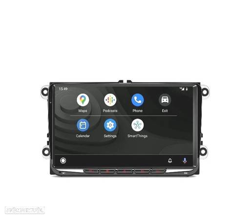 AUTO RÁDIO GPS ANDROID 12 VOLKSWAGEN VW PARA SEAT SKODA - 8