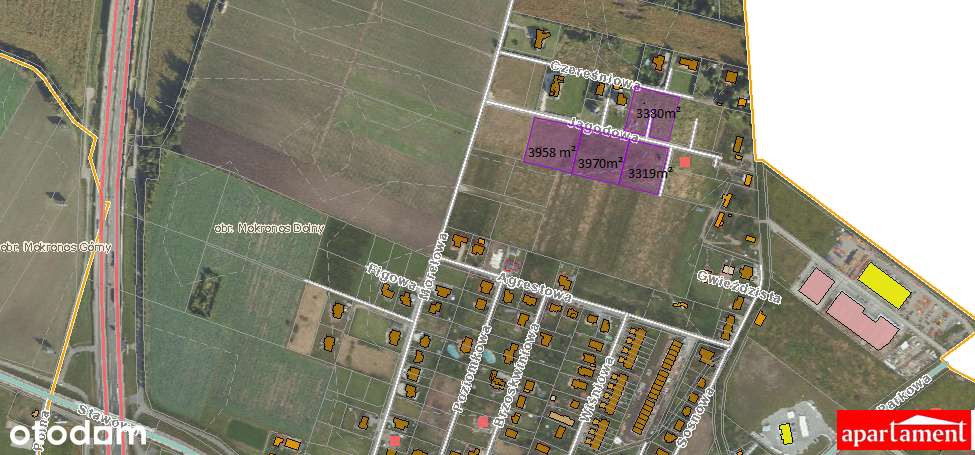 Atrakcyjne działki tak blisko Oporowa, ul. Jagodowa,Mokronos-12