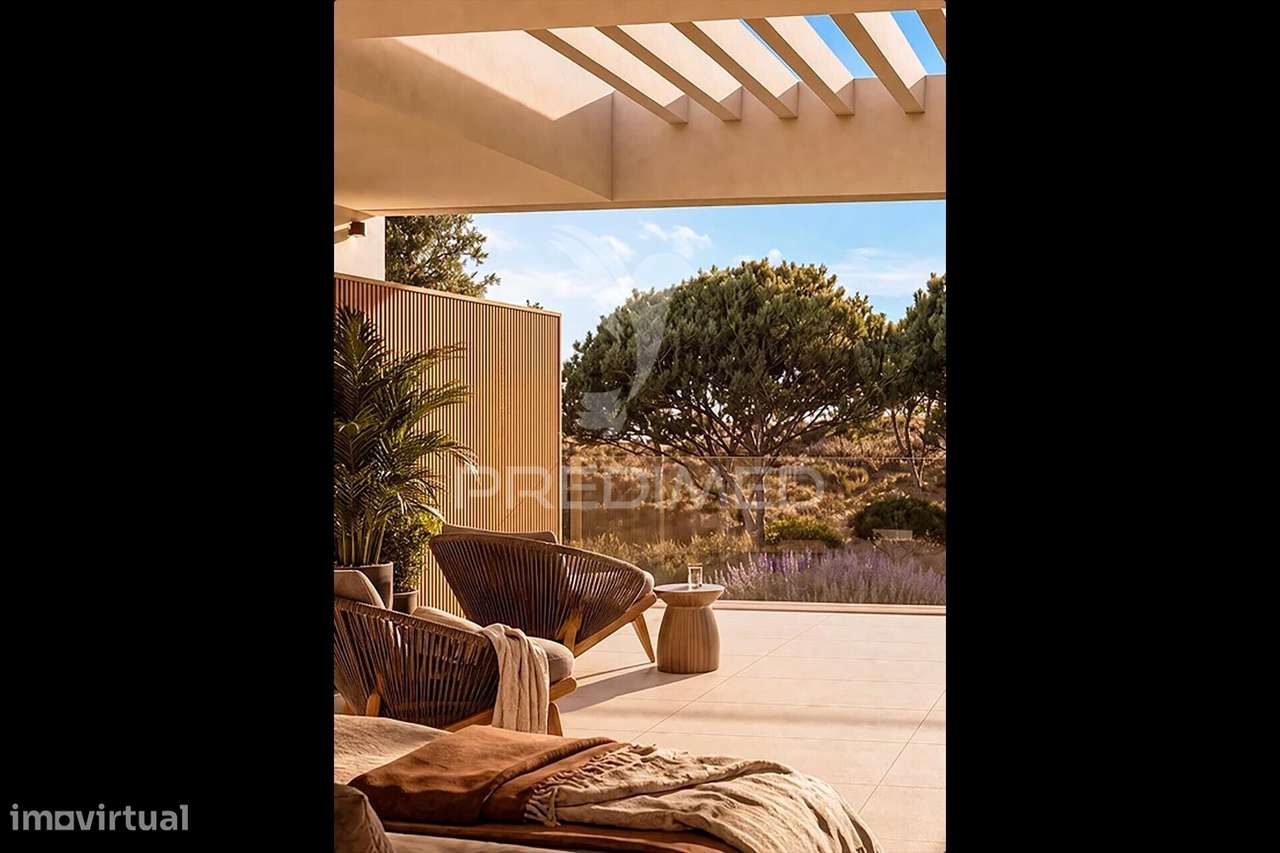 Moradia T3 junto à praia e golf, vista mar, Praia del Rey-17