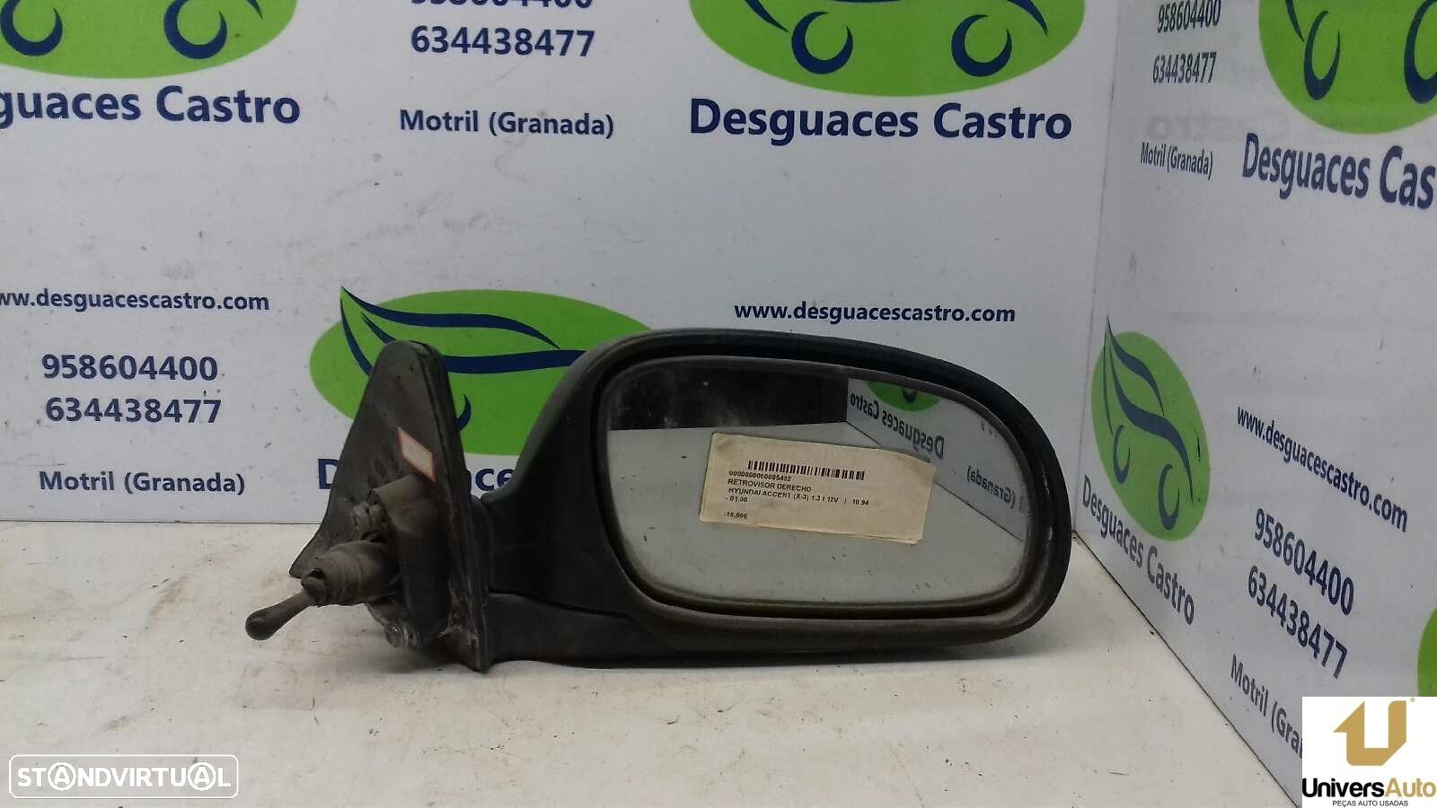 ESPELHO RETROVISOR DIREITO HYUNDAI ACCENT I -G4EH - 1