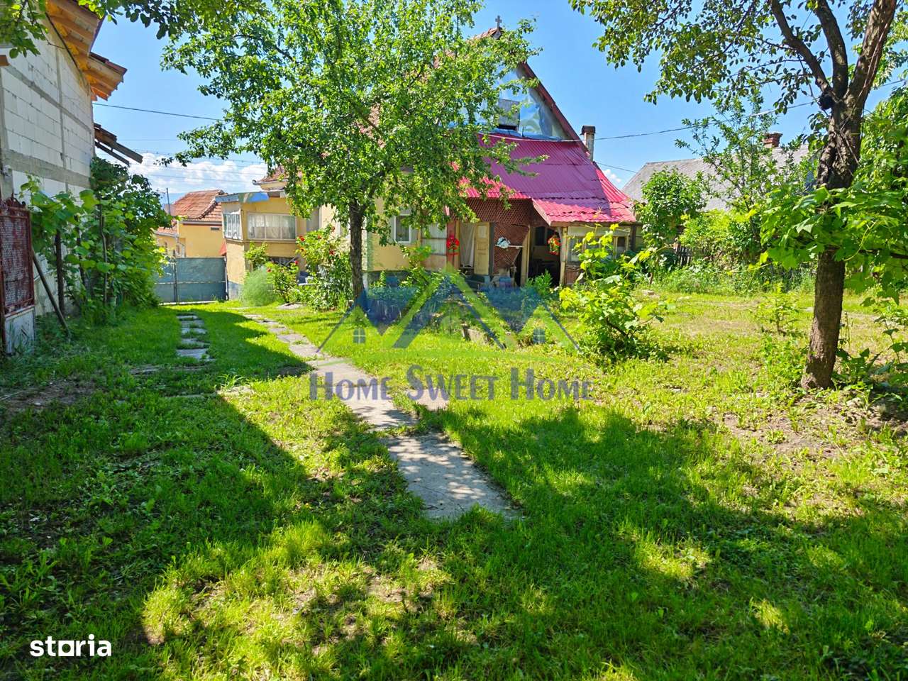 Casa Ghelari, 3 camere, 678mp, baie, buc., termopane, curte si gradina-5