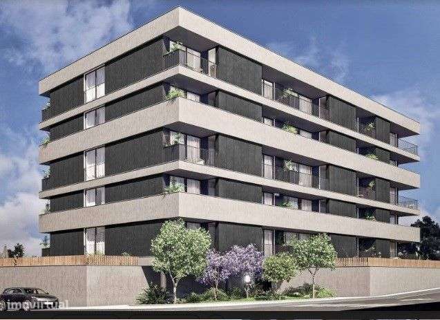 Apartamento T2 de luxo com terraço em S. João da Madeira - Grande imagem: 1/6