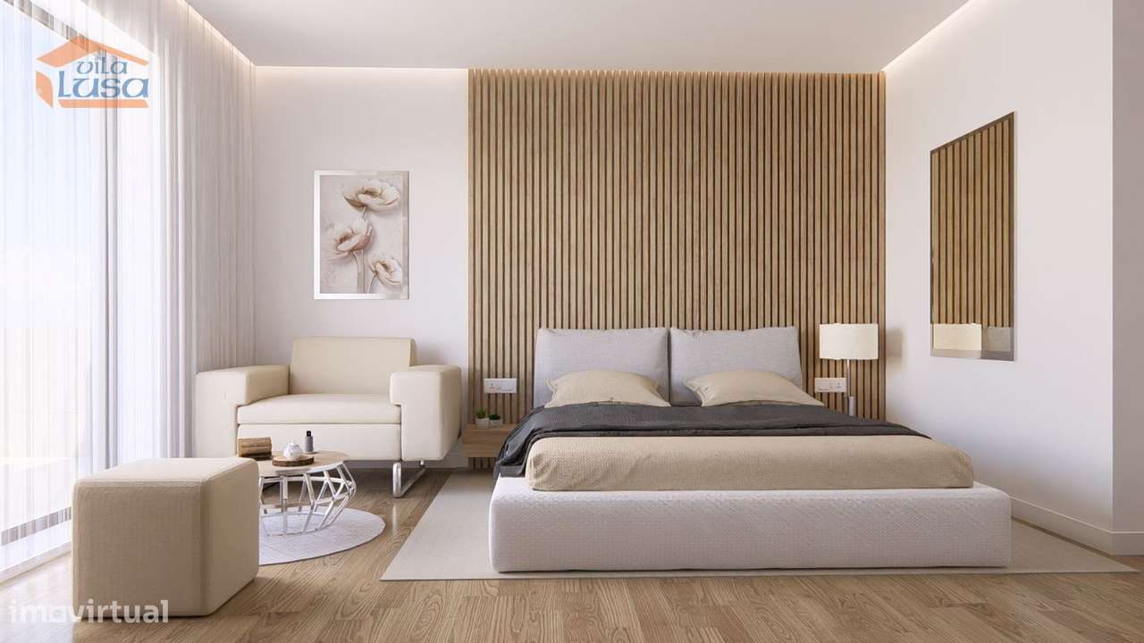 T0 Novo em Vilar de Paraiso, com varanda e lugar de garagem - Grande imagem: 5/28