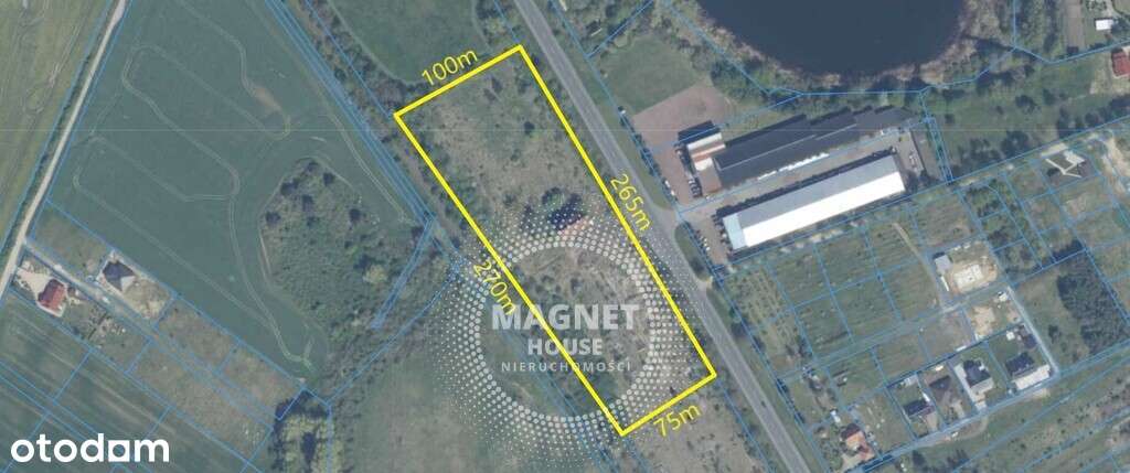 Działka przemysłowa w Lipianach blisko S3-11