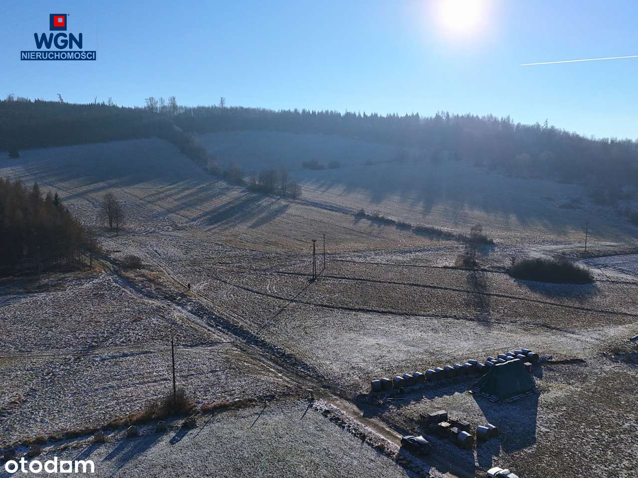 Działka budowlana z pięknymi widokami pod lasem.-17