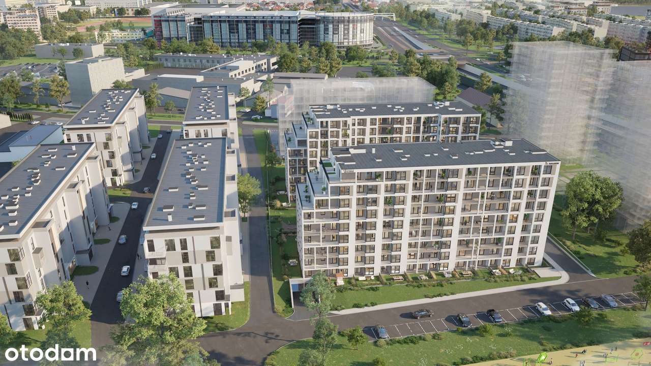 2-pokojowe mieszkanie 43m2 + balkon