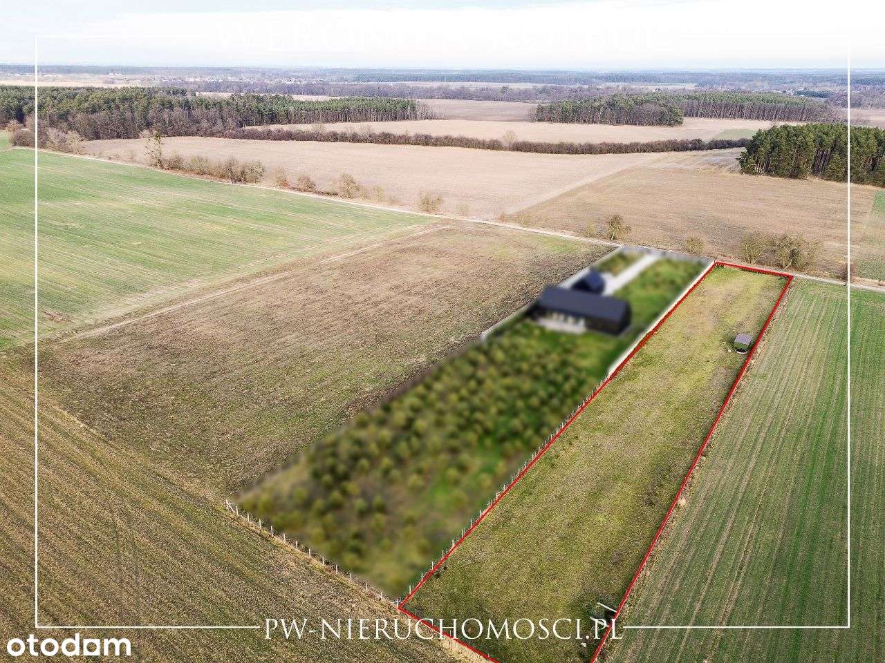 Piękna działka budowlana z pozwoleniem na budowę. - Pełny obrazek: 5/15