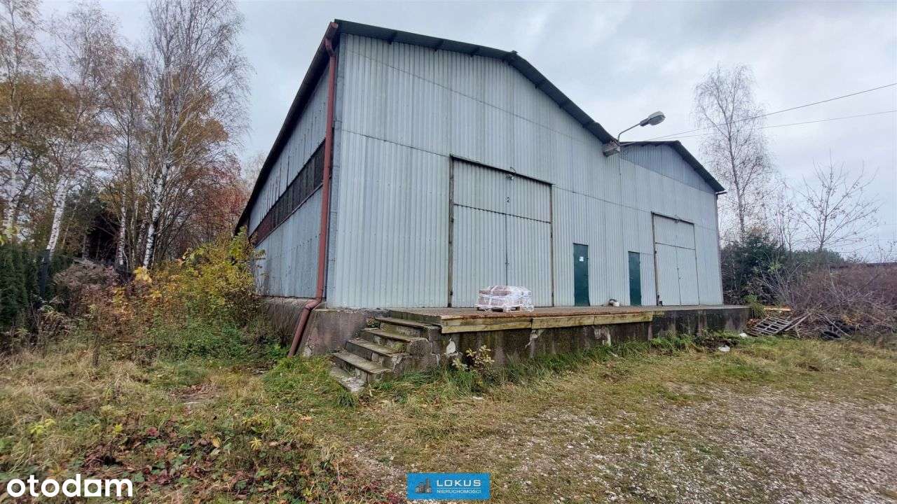 Hala magazynowa, budynek biurowy, działka 3000 m2-6
