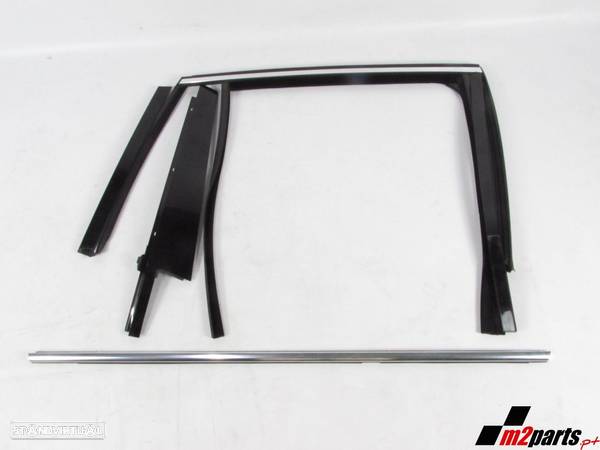 Conjunto de frisos CROMADOS PORTA Direito/Trás/Exterior Seminovo/ Original BMW X... - 1