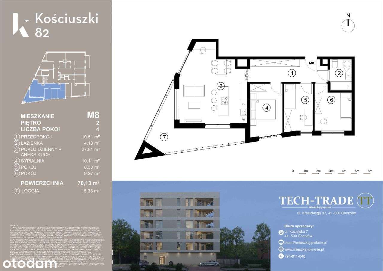 Stylowy apartament 4 pokoje - Pełny obrazek: 2/12