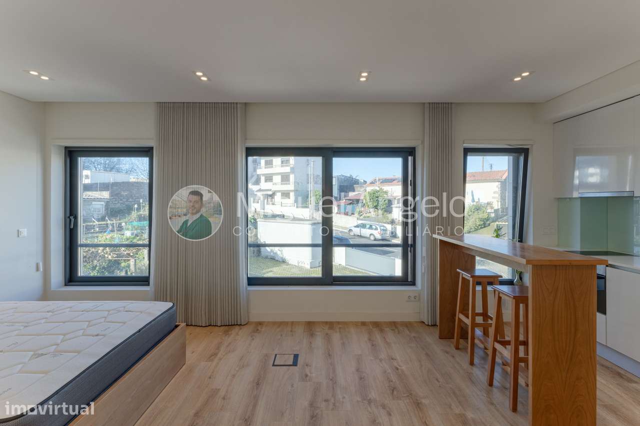 Arrendamento Antas Park Porto T0 2ºpiso - condomínio fechado - Grande imagem: 5/14