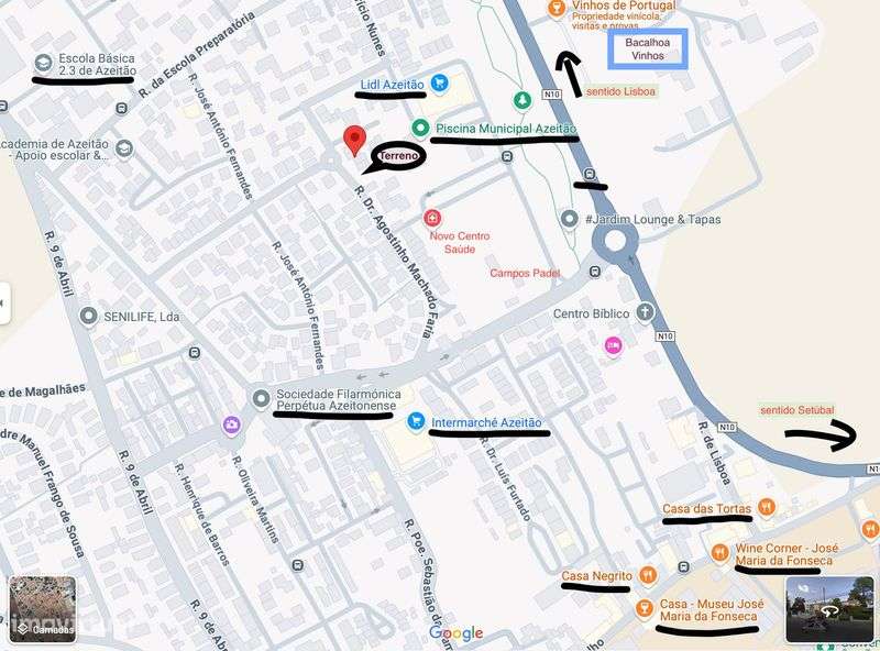 Terreno Urbano no centro de Azeitão - Grande imagem: 5/6