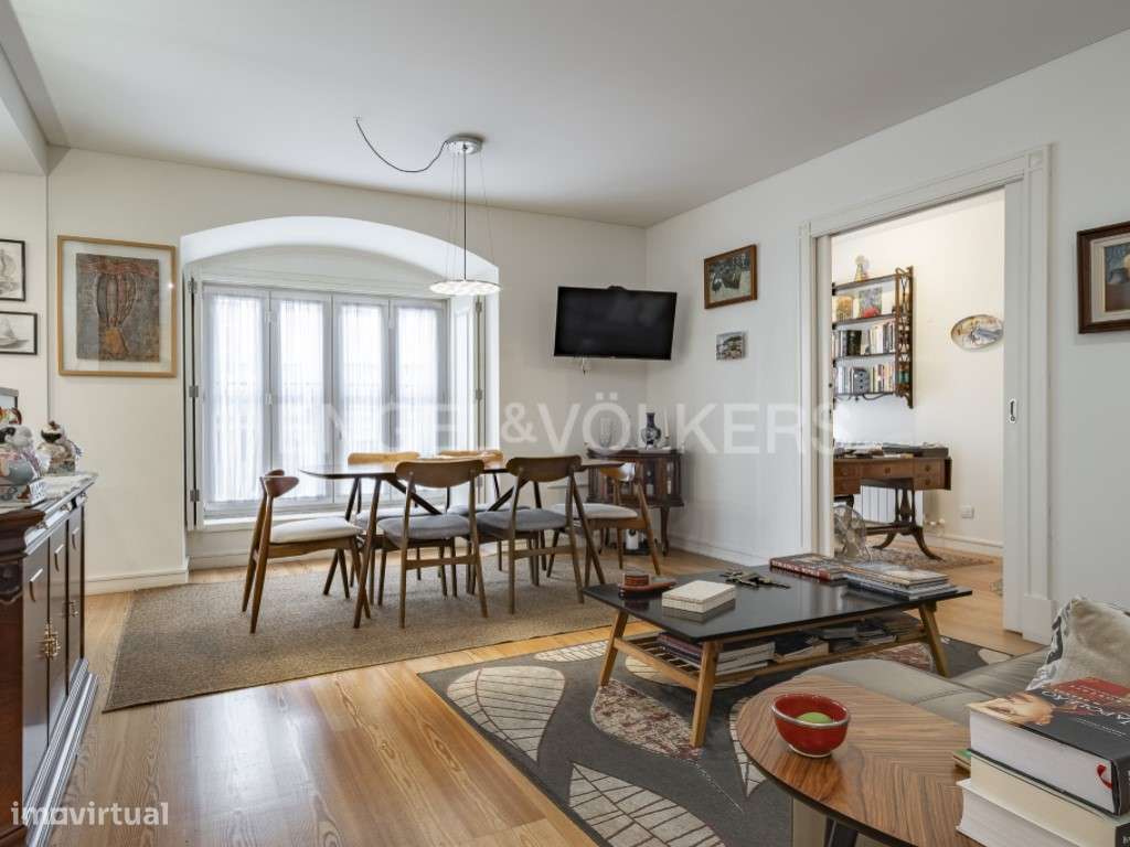 Apartamento sofisticado T2 em edifício de luxo no Chiado - Grande imagem: 3/24