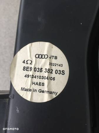 GŁOŚNIK BASOWY SUBWOOFER AUDI A4 B6 KOMBI/ AVANT 8E9035382 - 5