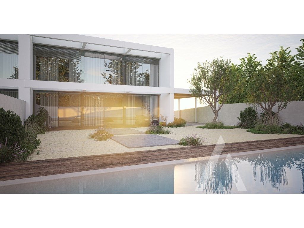 Moradia Geminada T3 com piscina de Design Moderno na Comp...