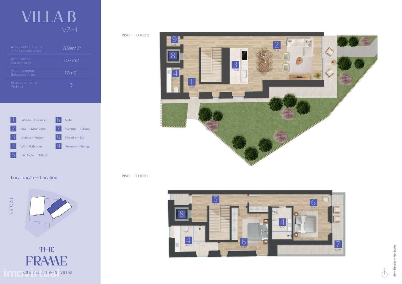 Moradia T3+1 no Empreendimento THE FRAME no Estoril, Cascais-16
