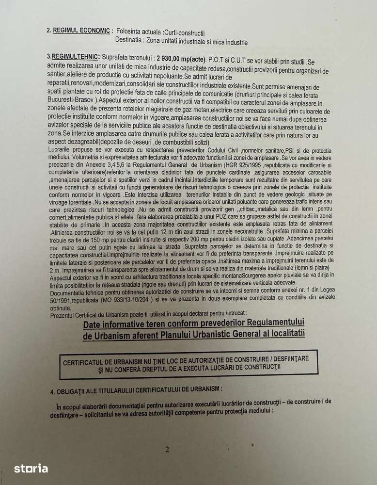 Vanzare teren intravilan 2944mp constructii ideal investitie Busteni-3