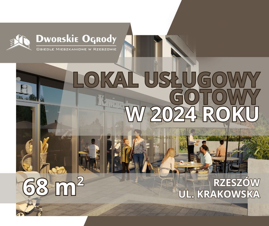 Lokal usługowy 68 m | parter bloku nowe osiedle