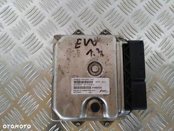 KOMPUTER SILNIKA 51892322 FIAT PUNTO EVO 1.3 - 1