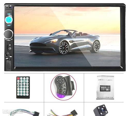 AUTO RADIO 2DIN 7 TÁCTIL BLUETOOTH USB SD + CAMARA DE MARCHA ATRÁS - 2