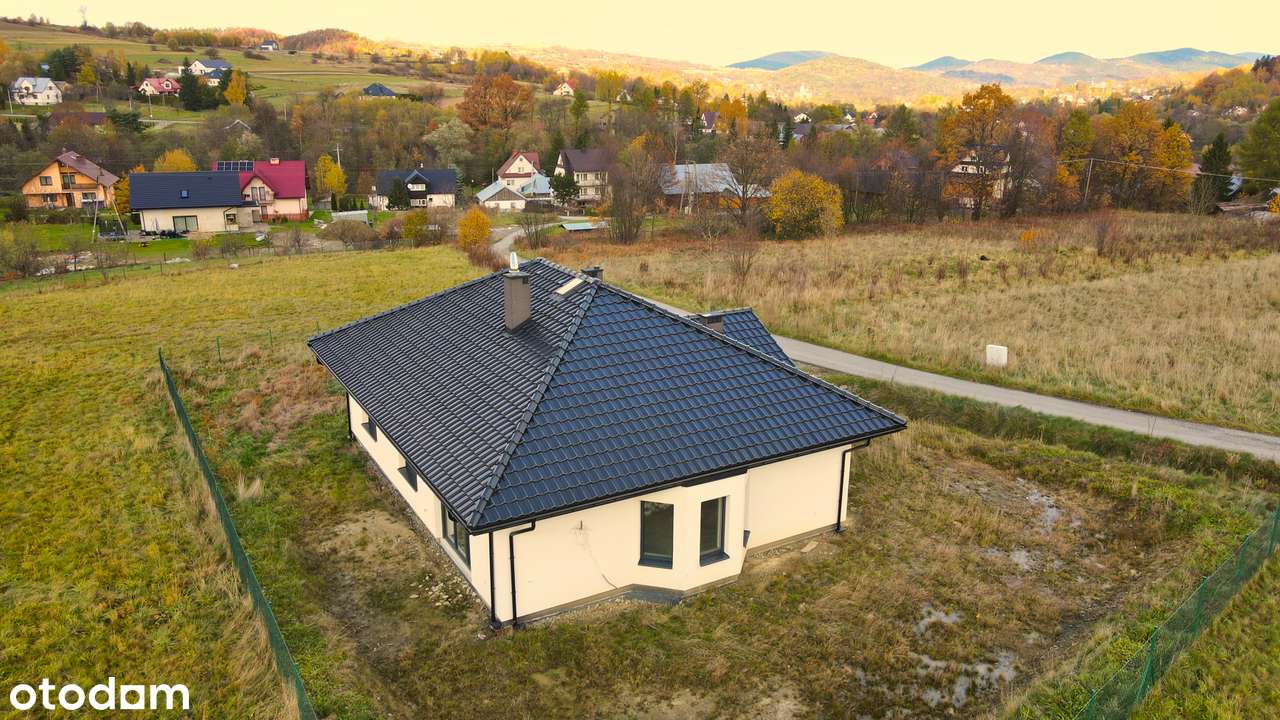 Przestronny dom z widokiem na góry Beskidu Wyspowego-15