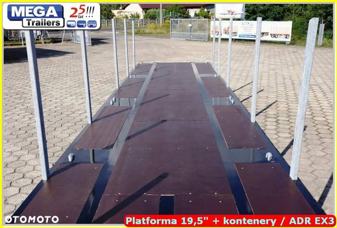 Mega Platforma UNIWERSALNA 19,5 BPW - ADR 3 - 35,0 ton ładowności !!! - 34