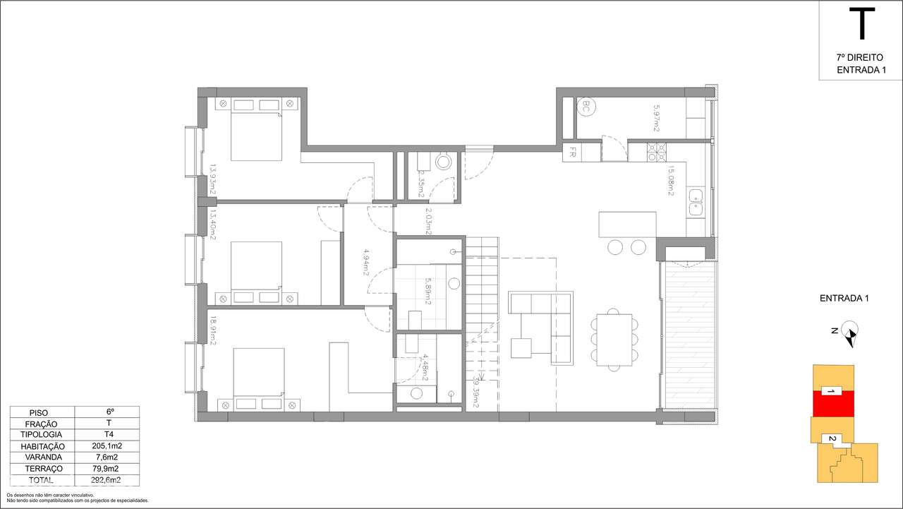 Apartamento T4 DUPLEX em construção - Damião de Góis Premium Residence-11