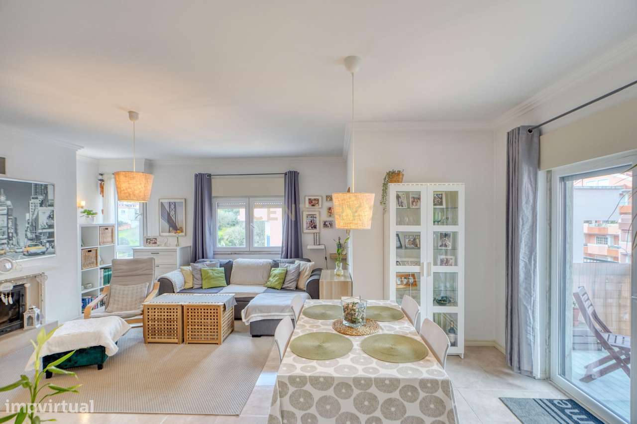 Apartamento T3 mobilado, com garagem e arrecadação em Barcarena. - Grande imagem: 4/29