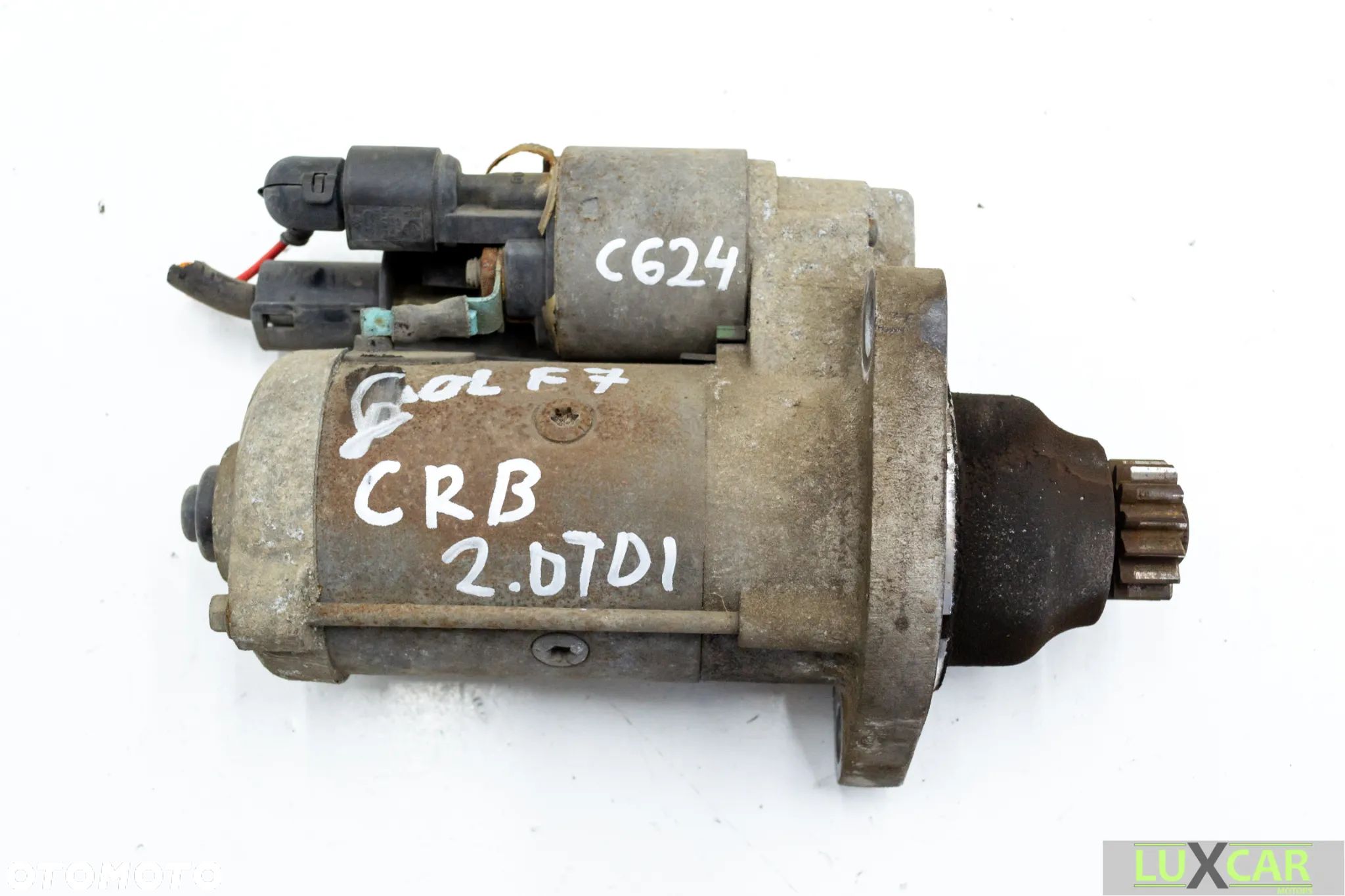 VW GOLF VII 7 2.0 TDI CRB ROZRUSZNIK STARTER SILNIKA 02M911024S GORLICE  C624 - 1