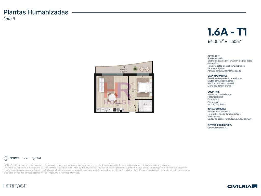 Vende-se T1 com aparcamento privativo coberto. - Grande imagem: 5/8