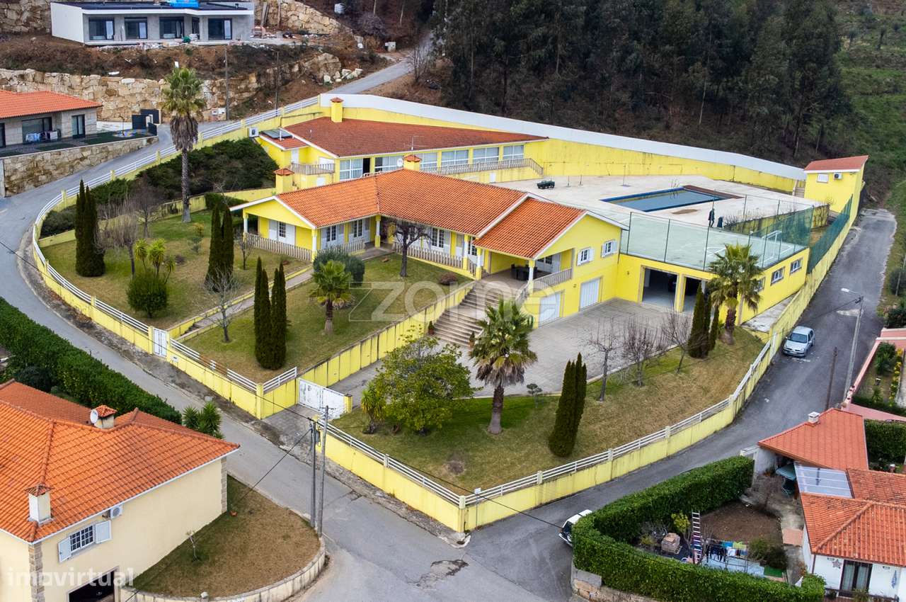 Moradia T7 com Piscina, jardim em Celorico de Basto a 10 mts Amarante. - Grande imagem: 2/60