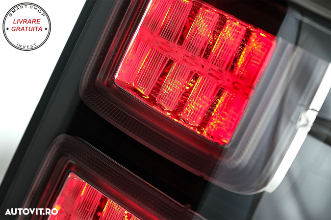 Stopuri LED Ford Ranger (2012-2018) Geam Fumuriu cu Semnal Dinamic- livrare gratuita - 8