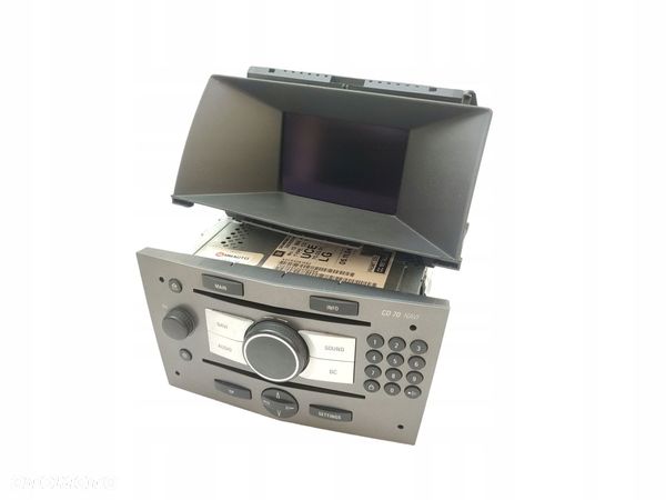 RADIO CD70 NAVI WYŚWIETLACZ OPEL ASTRA H 13188465 13111163 - 1