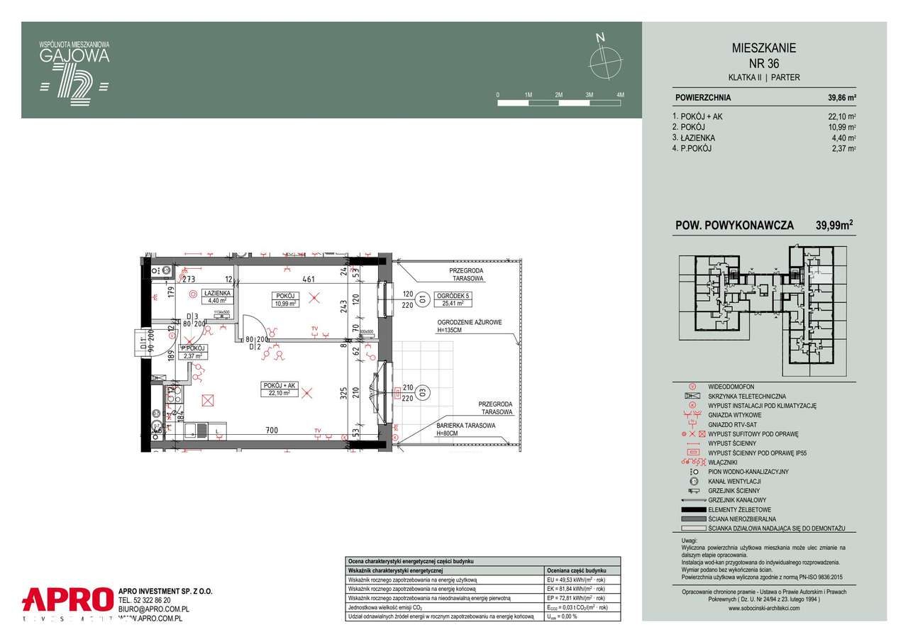 Gajowa 72 | mieszkanie 2-pok. | M-00-36 - Pełny obrazek: 2/6